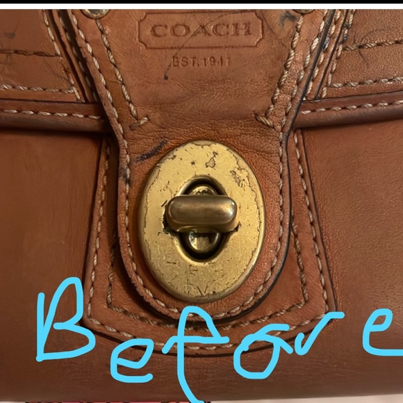 Coach Legacy Brown Leather Wallet - Picture 6 of 7